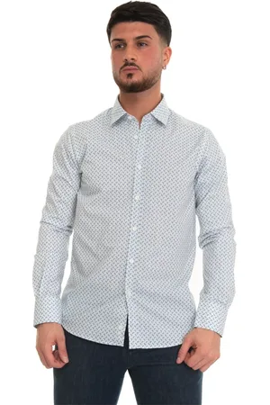 CANALI Heren, Overhemden, Wit, Maat: M