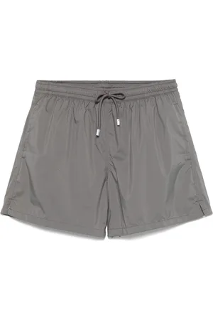 FEDELI Heren, Badkleding, Grijs, Maat: L Poliester