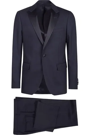 LARDINI Heren, Pakken, Blauw, Maat: M