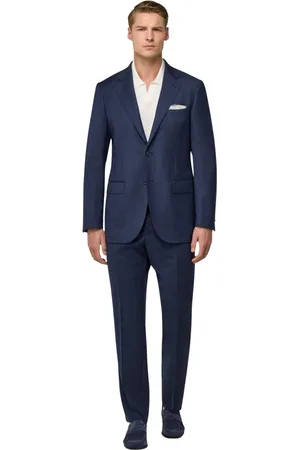 Boggi Milano Heren, Pakken, Blauw, Maat: M Wol