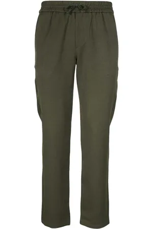 Les Deux Heren, Broeken, Groen, Maat: XL Viscose