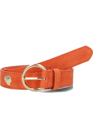 Fabienne Chapot Dames, Accessoires, Oranje, Maat: 75 CM Leer