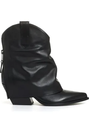 Elena Iachi Dames, Schoenen, Zwart, Maat: 38 1/2 EU Leer