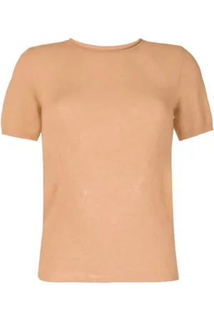 ERMANNO SCERVINO Dames, Tops, Bruin, Maat: S Zijde