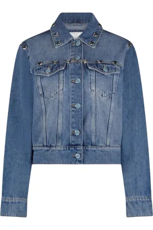 Fabienne Chapot Dames, Jassen, Blauw, Maat: S Denim