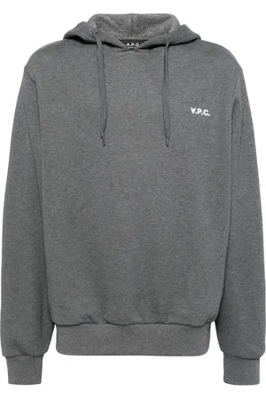 A.P.C. Heren, Sweatshirts & Hoodies, Grijs, Maat: M Katoen