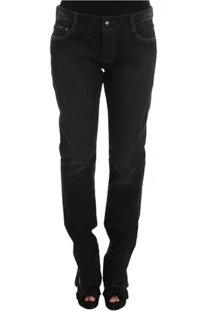 ERMANNO SCERVINO Dames, Jeans, Zwart, Maat: L Katoen