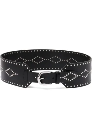Isabel Marant Dames, Accessoires, Zwart, Maat: 90 CM Leer
