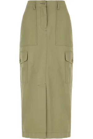 Max Mara Dames, Rokken, Groen, Maat: XS Katoen
