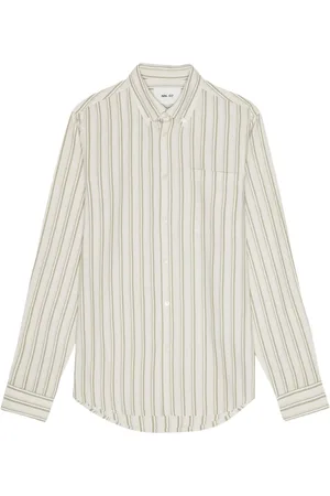 NN.07 Heren, Blouses & Shirts, , Maat: L Katoen