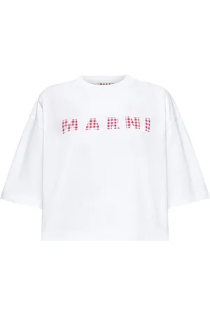 Marni Dames, Tops, Wit, Maat: 2XS Katoen