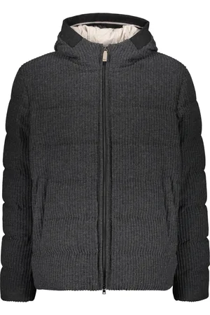 HERNO Heren, Jassen, Grijs, Maat: 5XL Wol