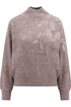 Brunello Cucinelli Dames, Truien, , Maat: XL Zijde