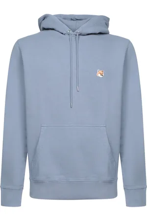 Maison Kitsuné Heren, Sweatshirts & Hoodies, Blauw, Maat: M Katoen