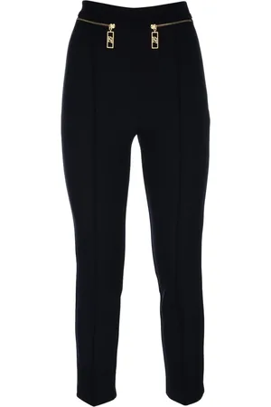 Elisabetta Franchi Dames, Broeken, Zwart, Maat: S