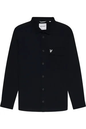Lyle & Scott Heren, Overhemden, Zwart, Maat: M