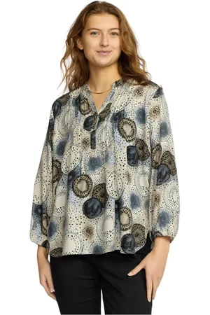 2-Biz Dames, Blouses & Shirts, Veelkleurig, Maat: M Viscose