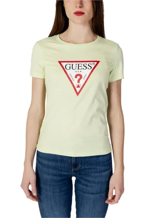 Guess Dames, Tops, Groen, Maat: XS Katoen