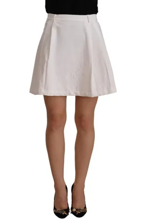 ERMANNO SCERVINO Dames, Rokken, Wit, Maat: 2XS Katoen