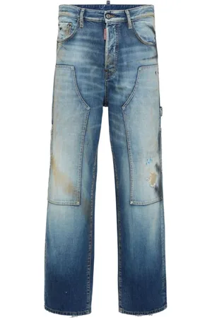 Dsquared2 Heren, Jeans, Blauw, Maat: L Katoen