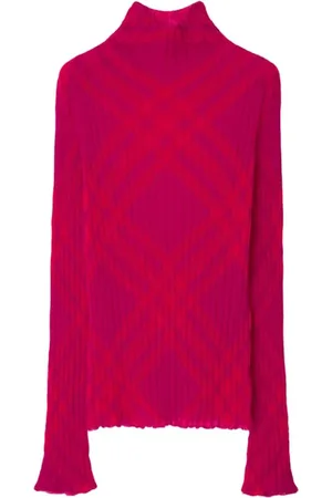Burberry Dames, Truien, Rood, Maat: S