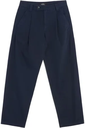 A.P.C. Heren, Broeken, Blauw, Maat: XL Katoen