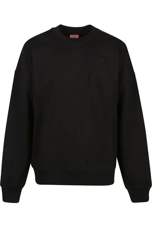 Diesel Heren, Sweatshirts & Hoodies, Zwart, Maat: S Katoen