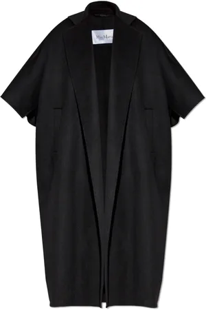Max Mara Dames, Mantels, Zwart, Maat: XS Wol