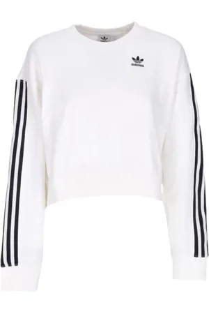 adidas Dames, Sweatshirts & Hoodies, Wit, Maat: 2XL Katoen