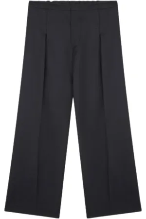 Dondup Dames, Broeken, Blauw, Maat: L Wol