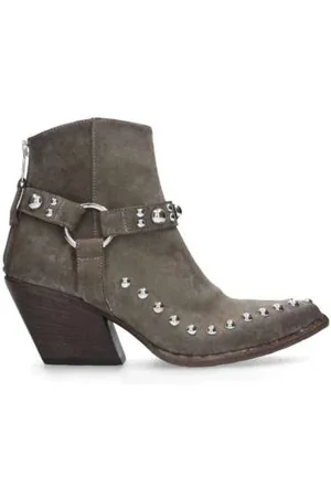 Elena Iachi Dames, Schoenen, Grijs, Maat: 36 EU Suède