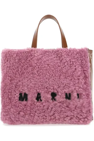 Marni Dames, Tassen, Paars, Maat: ONE Size Wol
