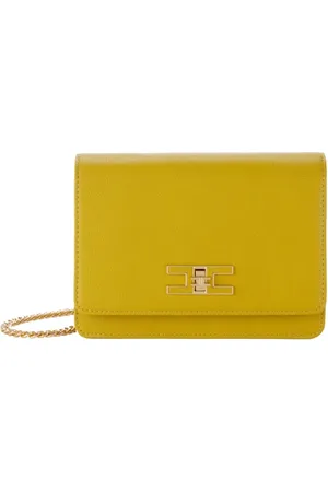 Elisabetta Franchi Dames, Tassen, Groen, Maat: ONE Size Leer