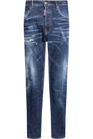 Dsquared2 Heren, Jeans, Blauw, Maat: S Denim