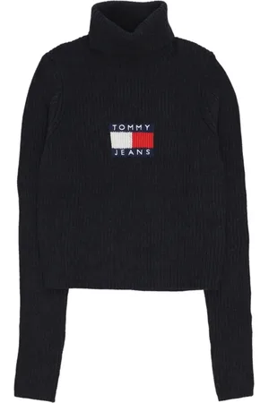 Tommy Hilfiger Dames, Truien, Zwart, Maat: S Wol