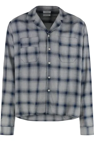 Rhude Heren, Overhemden, Grijs, Maat: XS Katoen