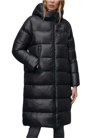 Blauer Dames, Mantels, Zwart, Maat: L Nylon