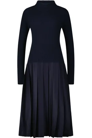 Fabiana Filippi Dames, Jurken, Blauw, Maat: XS Wol