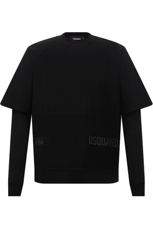 Dsquared2 Heren, Tops, Zwart, Maat: L Katoen
