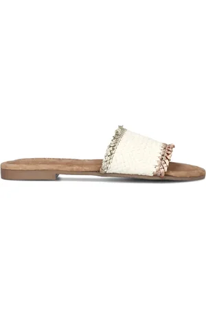 Lazamani Dames, Schoenen, Wit, Maat: 42 EU Leer