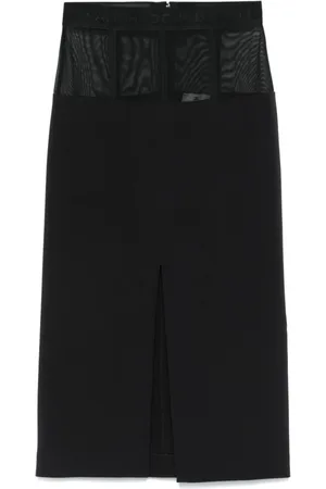 Elisabetta Franchi Dames, Rokken, Zwart, Maat: L Poliester