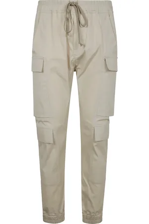 Rick Owens Heren, Broeken, Wit, Maat: XL Katoen