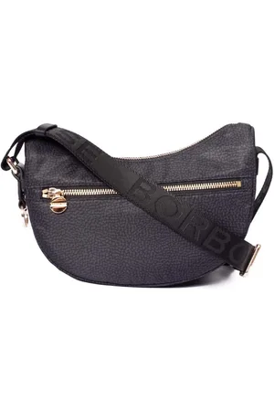 Borbonese Dames, Tassen, Zwart, Maat: ONE Size Leer