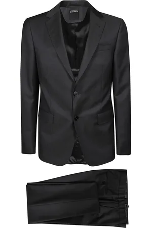 Ermenegildo Zegna Heren, Pakken, Blauw, Maat: XL Wol
