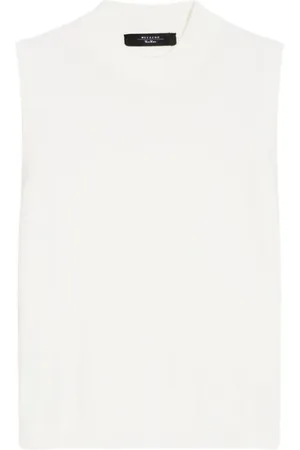 Max Mara Dames, Tops, Wit, Maat: M Viscose