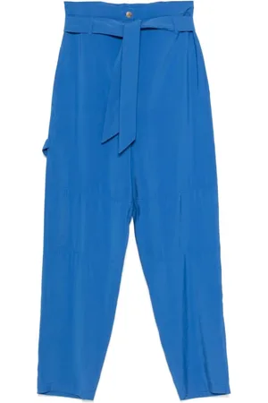 ALYSI Dames, Broeken, Blauw, Maat: 2XS