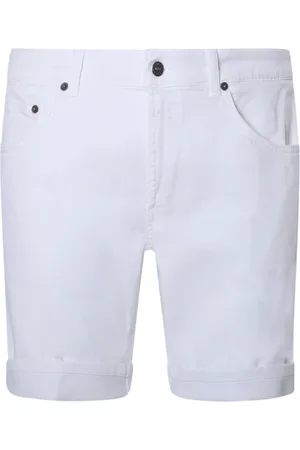 Dondup Heren, Korte broeken, Wit, Maat: W30 Denim