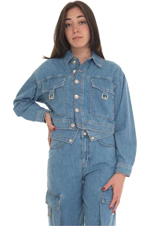 Liu Jo Dames, Jassen, Blauw, Maat: L Katoen