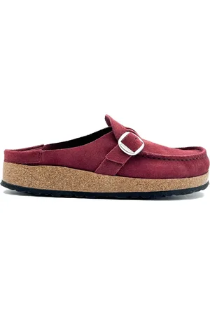Birkenstock Dames, Schoenen, Rood, Maat: 36 EU Leer