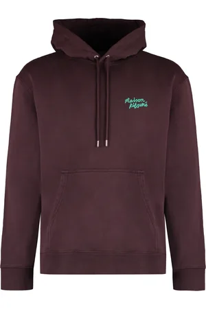 Maison Kitsuné Heren, Sweatshirts & Hoodies, Bruin, Maat: S Katoen